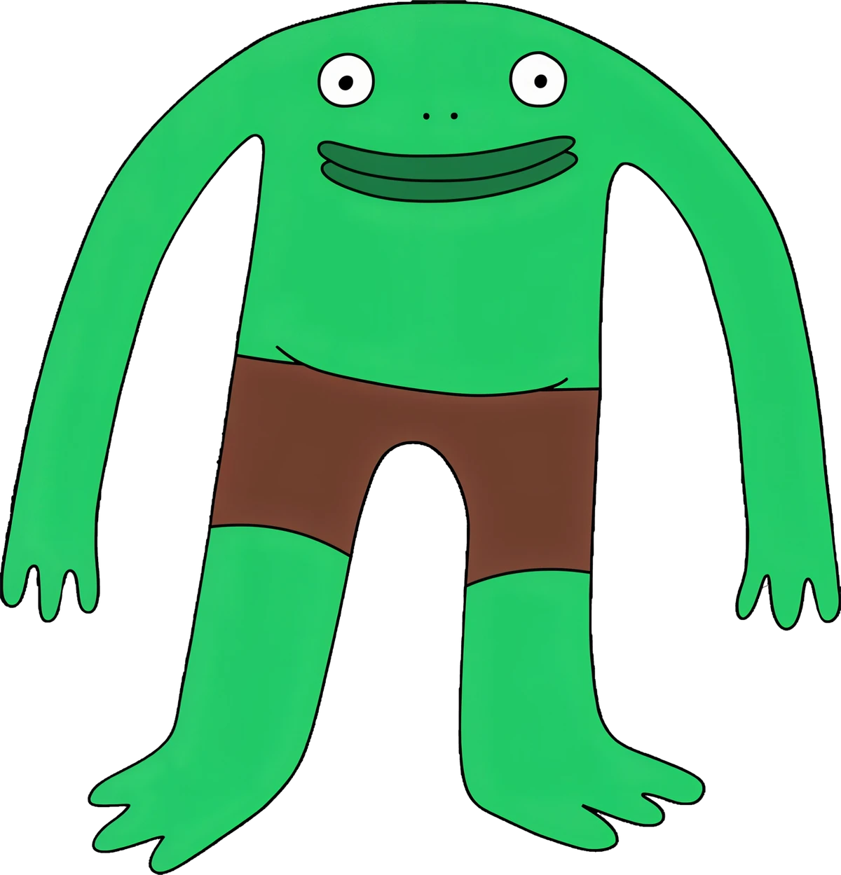 Mr Frog from Smiling Friends